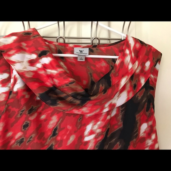 Colorful Worthington L top - Picture 3 of 5